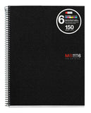 Miquelrius 8.25 X 11.75 A4 Wirebound Notebook, 6-Subject, Graph Paper