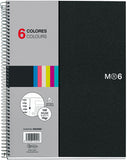 Miquelrius 4 X 6 A6 Wirebound Notebook, 4-Subject, Graph Paper