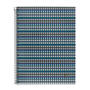 Miquelrius A5 Premium Hardcover Notebook, Damier (6" x 8", 4-Subject, College Ruled) 90 GRm/2 Paper