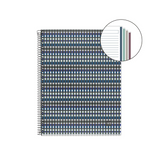 Miquelrius A5 Premium Hardcover Notebook, Damier (6" x 8", 4-Subject, College Ruled) 90 GRm/2 Paper