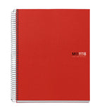 Miquelrius A5 8-Subject Notebook, College Ruled Lined Pages, Medium (6" x 8")