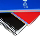 Miquelrius 6 x 8 Wirebound Notebook, 6-Subject, College Ruled