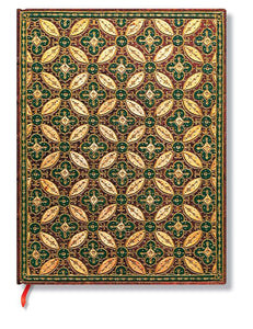 Paperblanks Writing Journal, Parisian Mosaic, Mosaique Safran Ultra 7" x 9", 144 lined pages