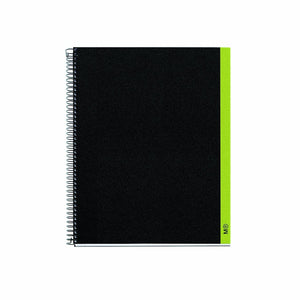 Miquelrius 4 Subject Spiral Bound Notebook (6.5" x 8", 4-Subject, College Ruled)