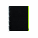 Miquelrius 4 Subject Spiral Bound Notebook (6.5" x 8", 4-Subject, College Ruled)