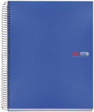 Miquelrius A5 8-Subject Notebook, College Ruled Lined Pages, Medium (6" x 8")