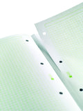 Miquelrius 6 X 8 A5 Wirebound Notebook, 6-Subject, Graph Paper