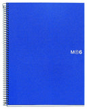 Miquelrius 6 X 8 A5 Wirebound Notebook, 6-Subject, Graph Paper