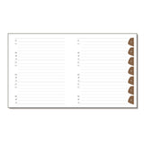 Paper Blanks Address Book, Midi Maya Blue (5 x 7)