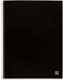Miquelrius Nordic Colors Large Poly Notebook,  6-Subject, 120 College Ruled Sheets/240 Pages