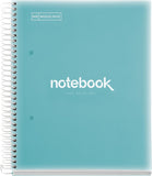 Miquelrius Emotions Medium Poly Notebook,  5-Subject, 120 College Ruled Sheets/240 Pages 90GRM