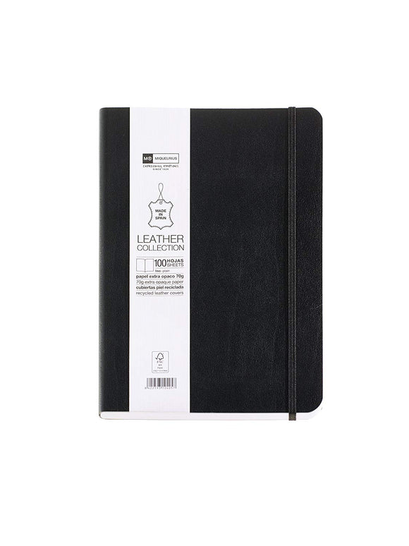 Miquelrius Flexible Handmade Leather Journal, 300 Lined Sheets/600 Pages, (6 x 8)