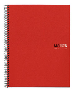 Miquelrius 8.25 X 11.75 A4 Wirebound Notebook, 6-Subject, Graph Paper