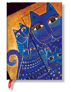 Paper Blanks Address Book, Mini Mediterranean Cats (4 x 5.5)