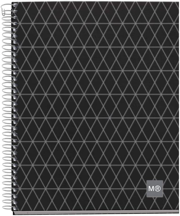 Miquelrius Premium A5 Medium Wirebound Notebook, 4-Subject, College Ruled Paper, Diamond (6 x 8)