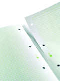 Miquelrius Premium A5 Medium Wirebound Notebook, 4-Subject, Graph Paper, Diamond (6 x 8)