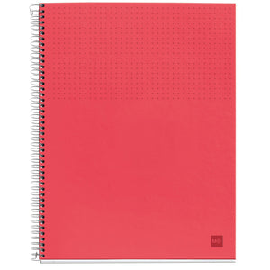 Miquelrius Nordic Colors Large Poly Notebook,  6-Subject, 120 College Ruled Sheets/240 Pages