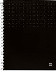 Miquelrius Nordic Colors Large Poly Notebook,  6-Subject, 120 College Ruled Sheets/240 Pages